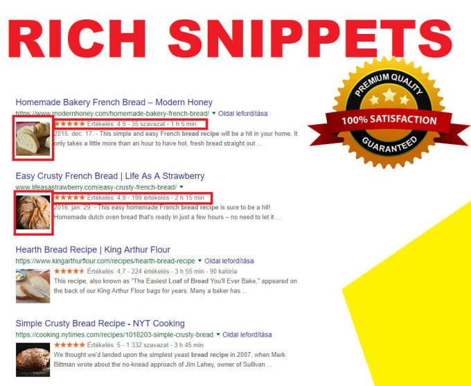 I will do schema markup, star rating for website rank high on google search