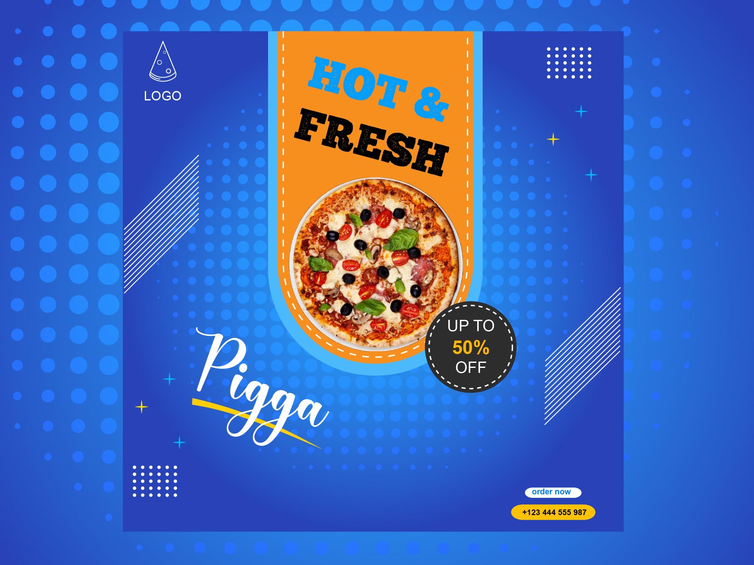 I will do professional social media post designsin for you within short times