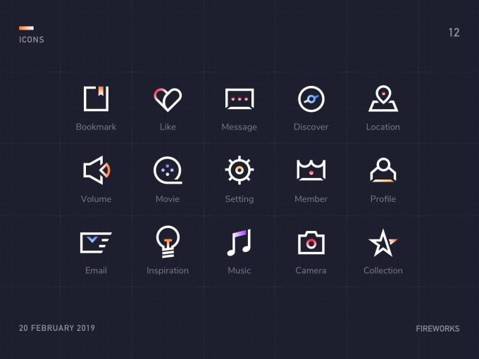 Design 5 Custom icon set within 6 hour