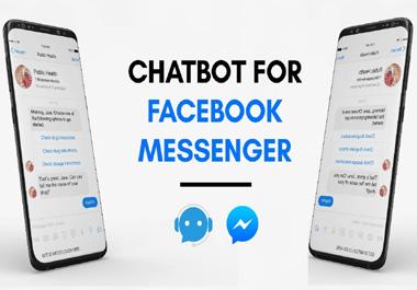 I will create a chatbot for Messenger, Website Using Manychat, Chatfuel