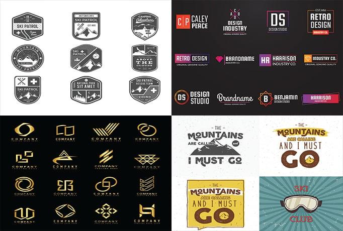 design minimalist and simple logo and graphics