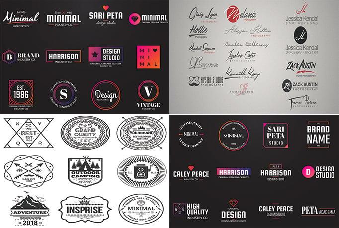 design minimalist and simple logo and graphics