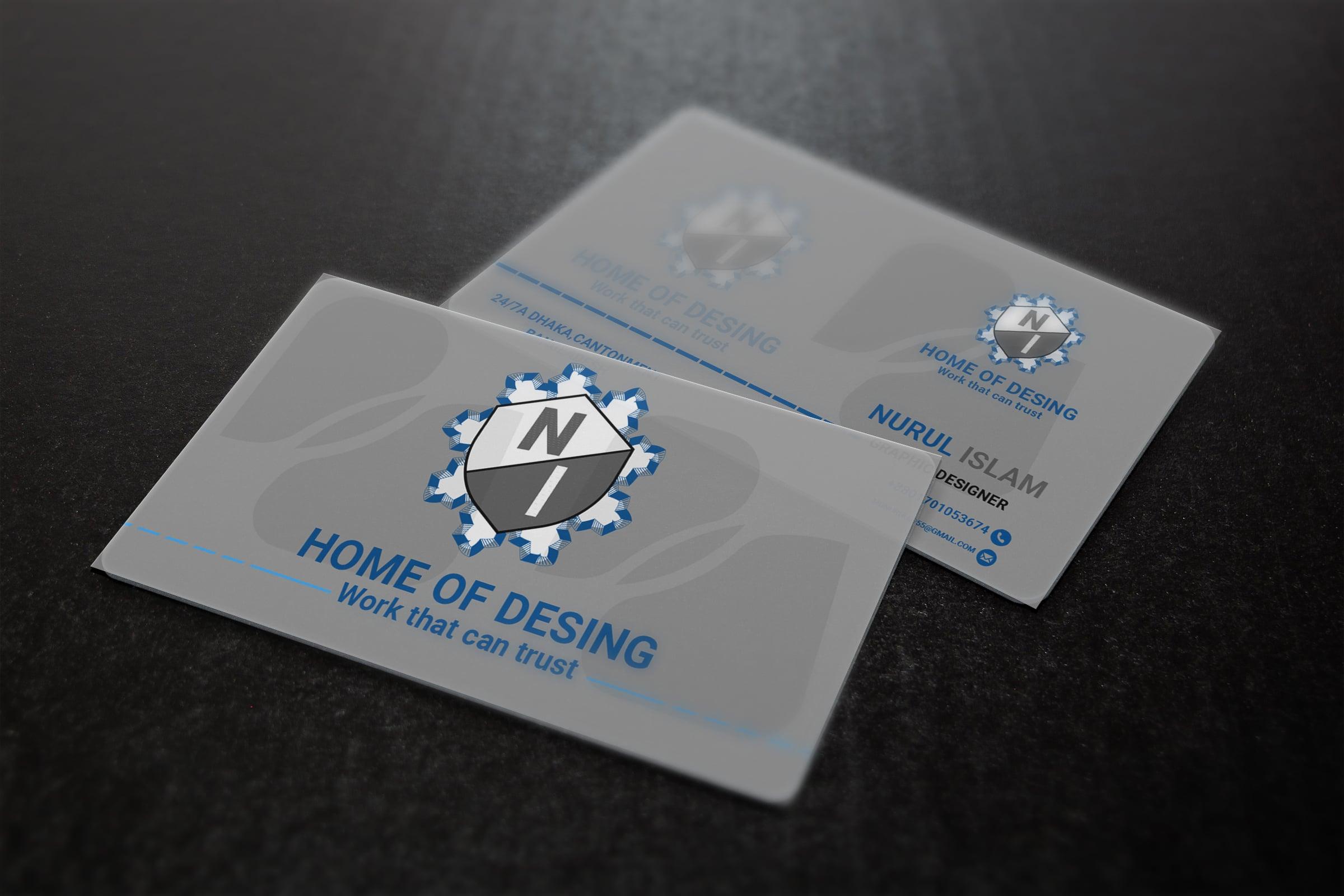 professional modern business card 