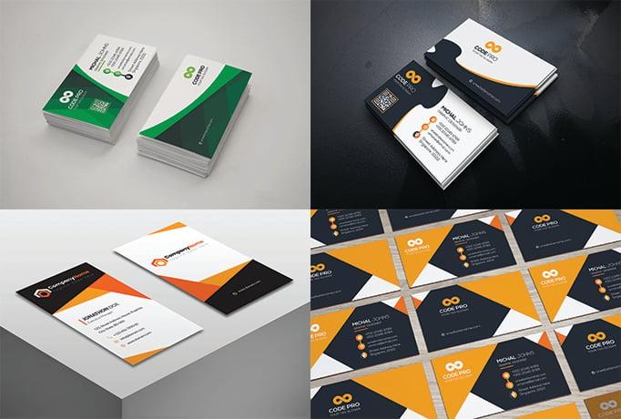 professional modern business card 