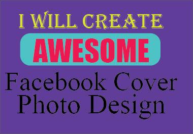 I will design professional facebook cover photo banner desgine