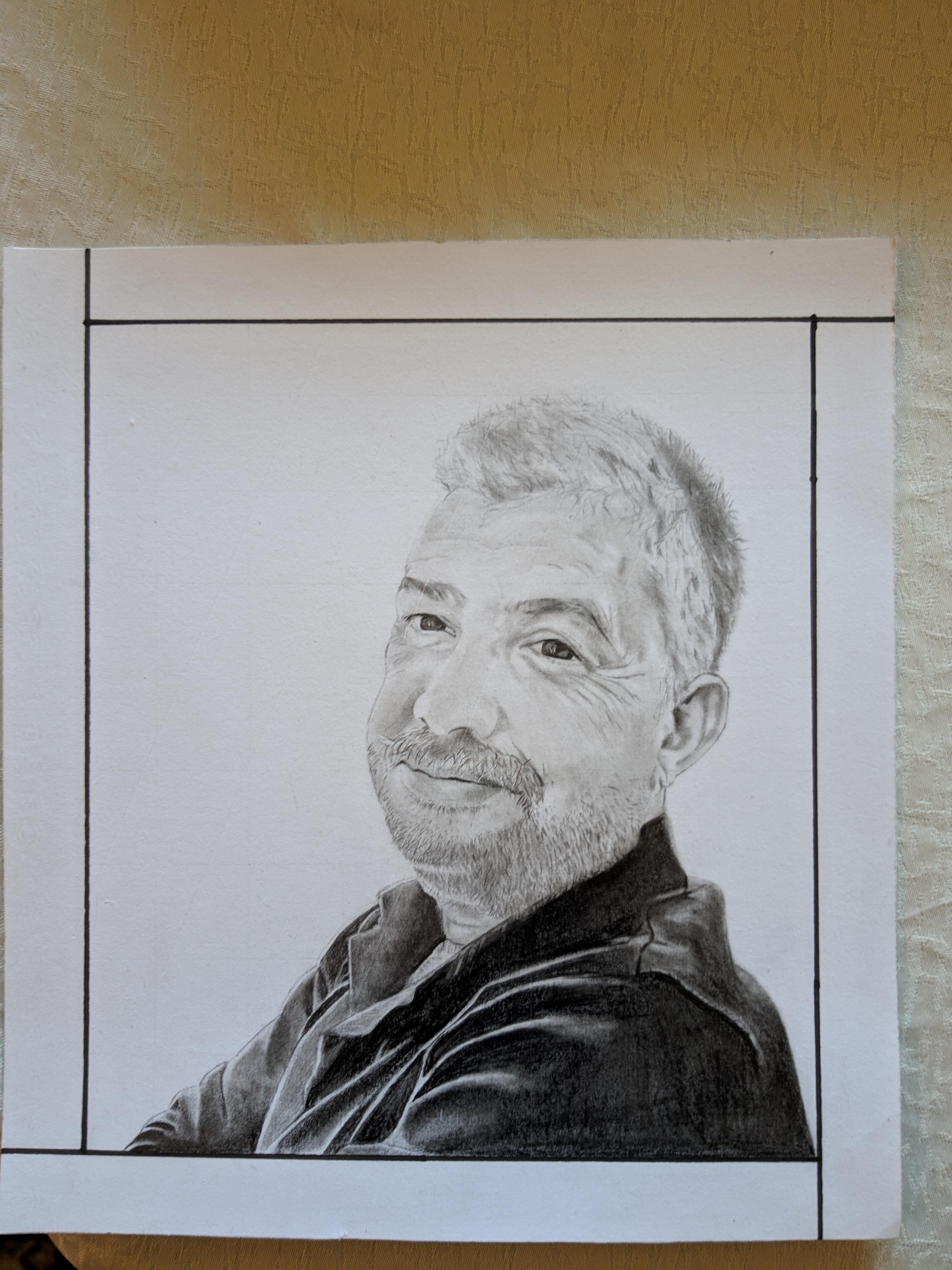 I will draw a realistic portrait for you or one of your loved ones 