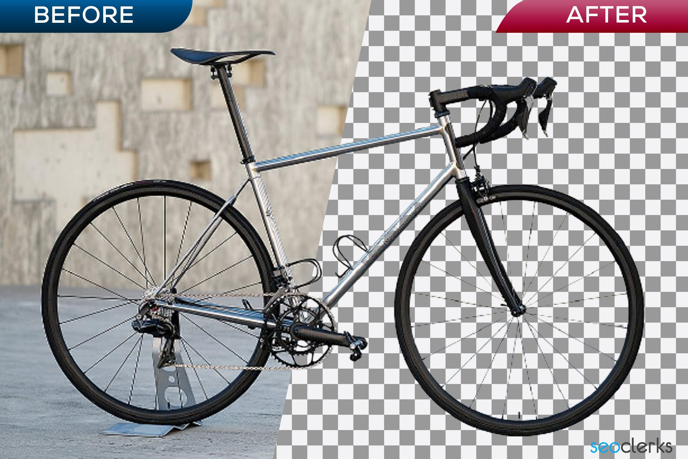 I will remove background 10 images with white or transparent