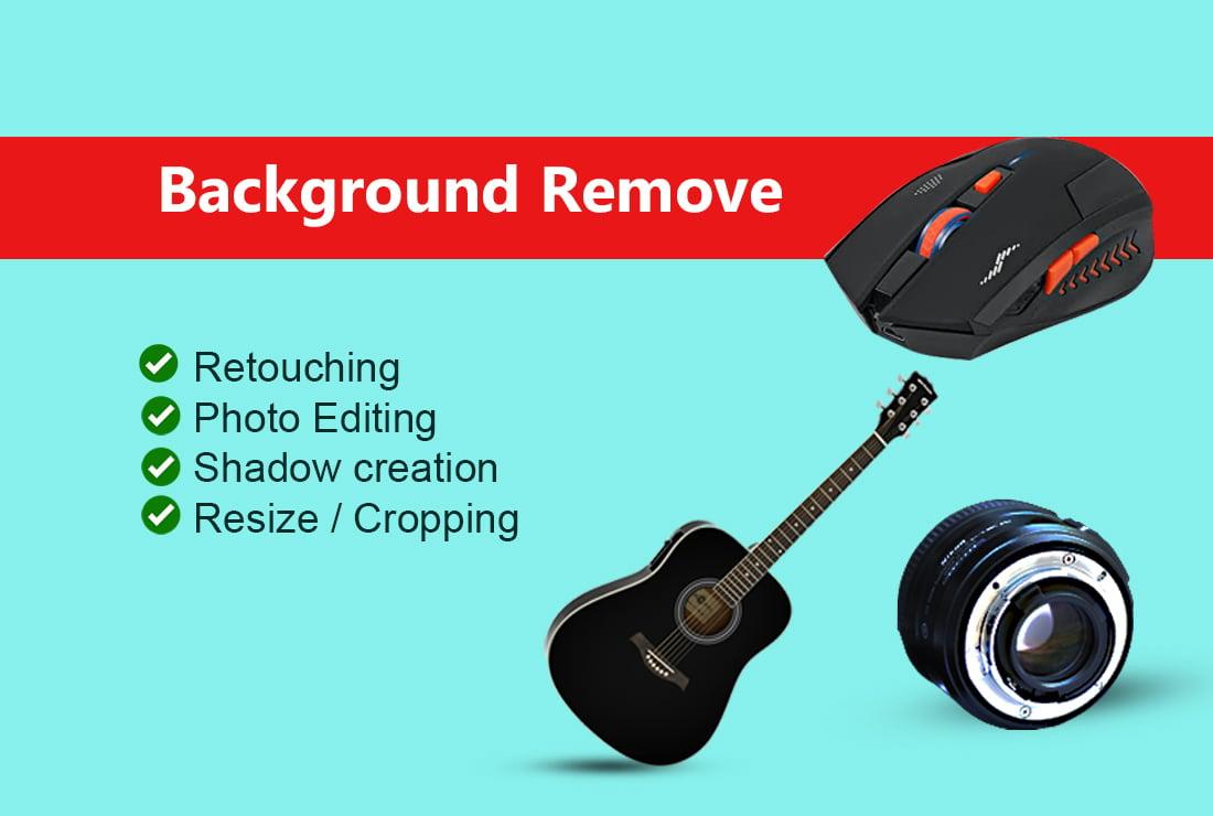 I will 2 photos background removal cut out within 4 hours