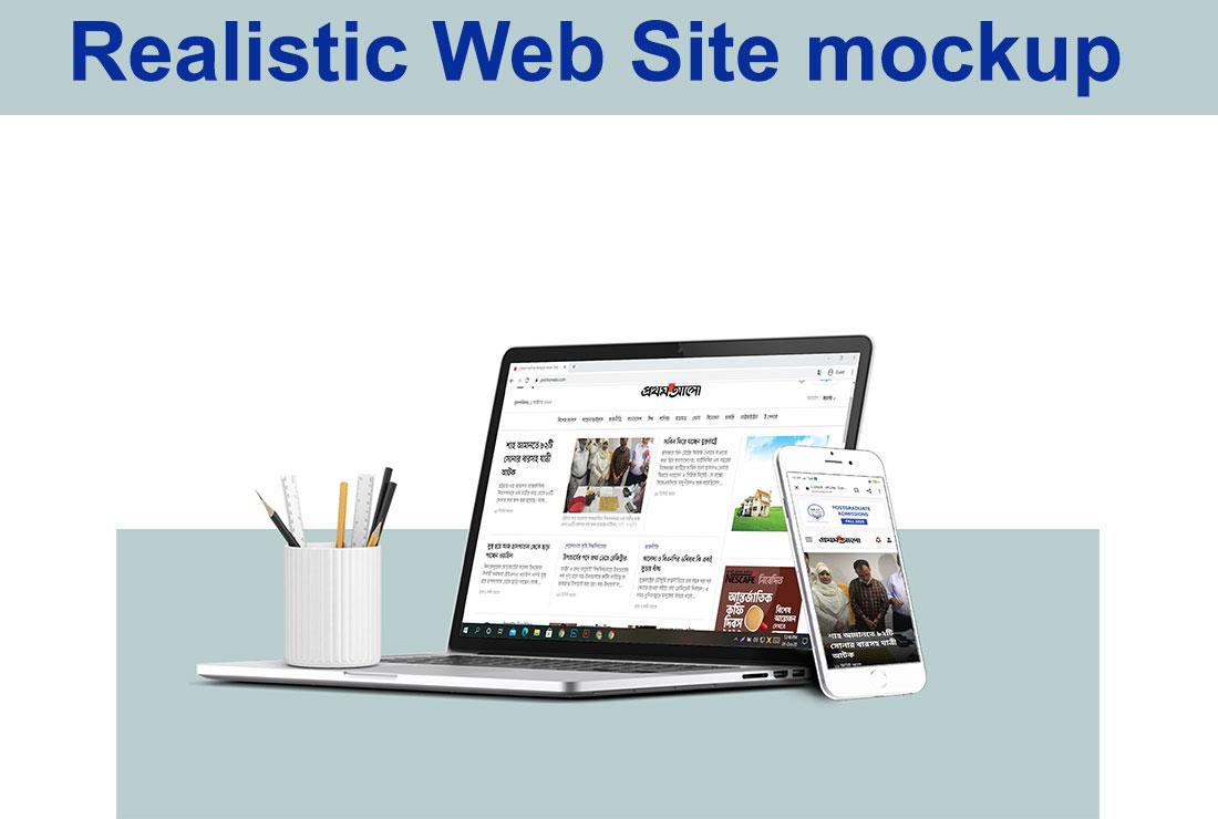 Logo or Business card 3D mockup 