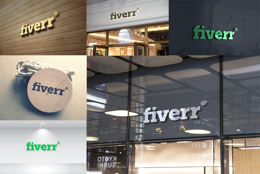 I will do logo mockup, web page mockup, tshirt mockup