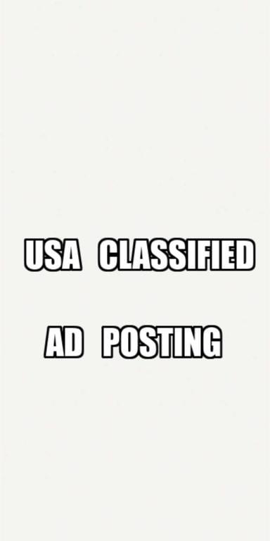i will post ur ads on top 40 usa classified ad sites