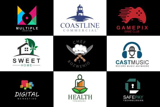 create unique logo design for business 
