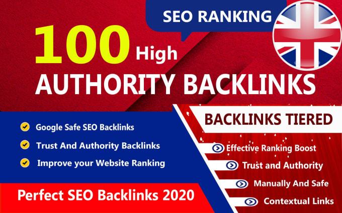 I will boost your rankings with 100 high authority dofollow SEO backlinks UK seller