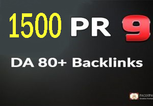 I will boost web ranking 1500 USA pr9 safe manually backlinks