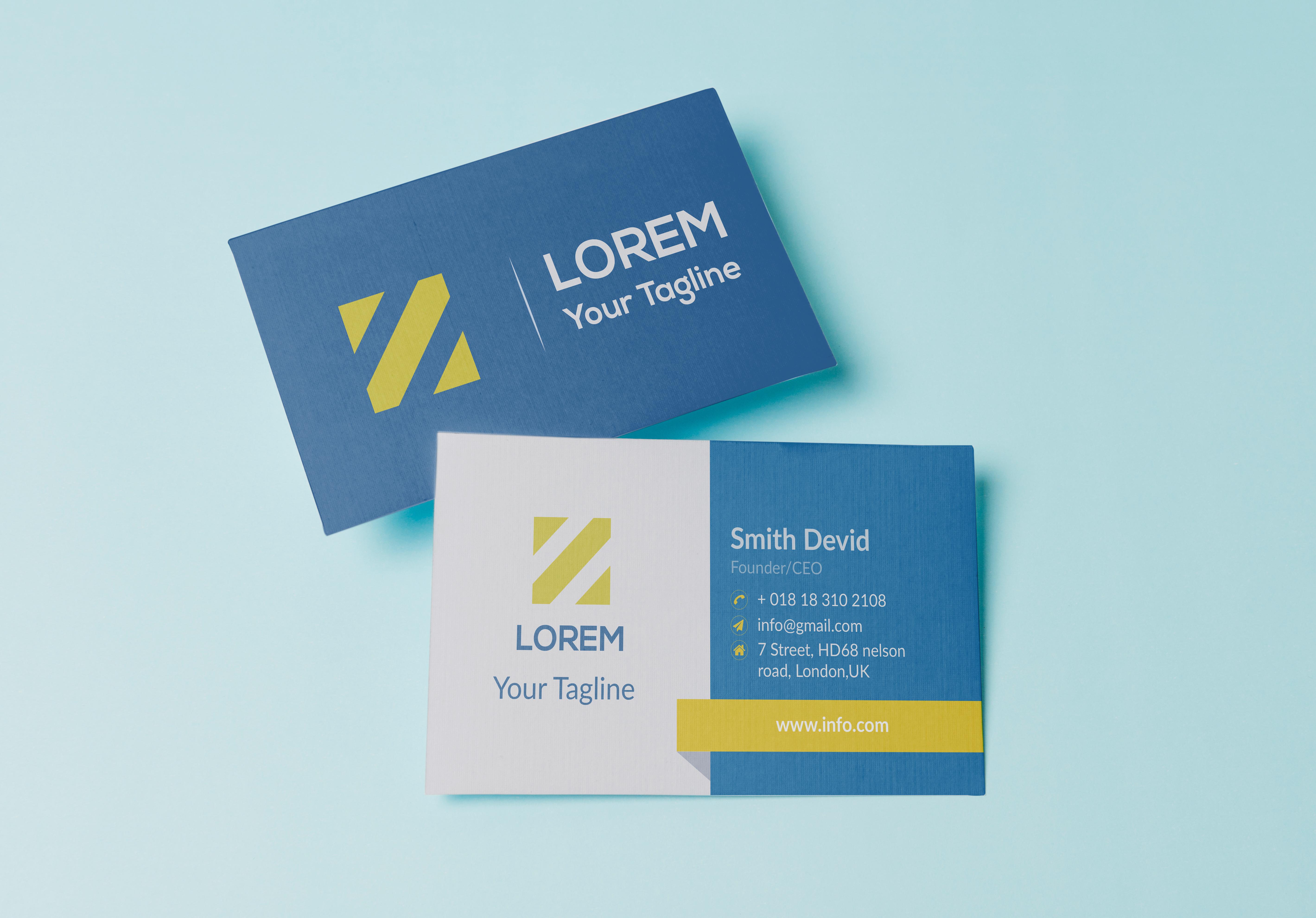 I will design Luxury Business Card design for you (any Style, any shape)