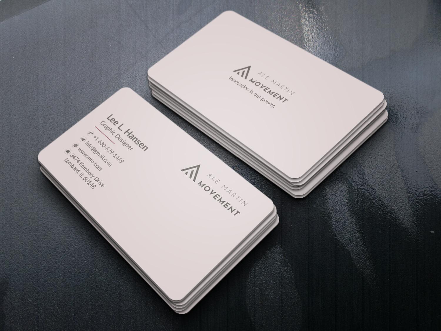 I will design Luxury Business Card for you (any Style, any shape)