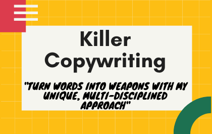 I will do professional copywriting in 500+ words for your website or print ad.