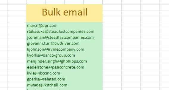 I will provide 1k verified bulk email list
