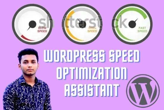 I will WordPress speed optimization, optimize WordPress, page speed