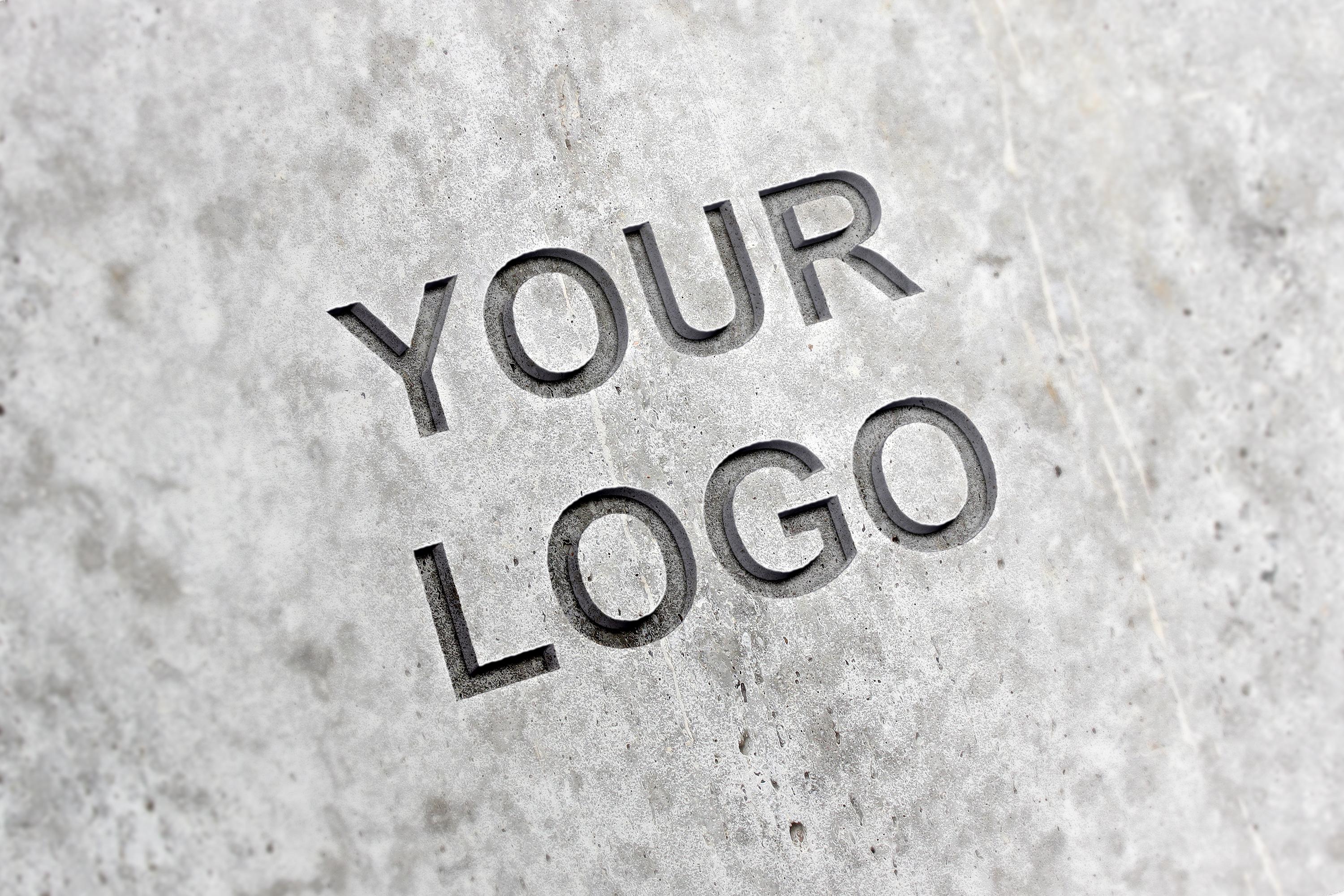 Carve your logo in wood version, Leather, Steel or 3D glass mockup