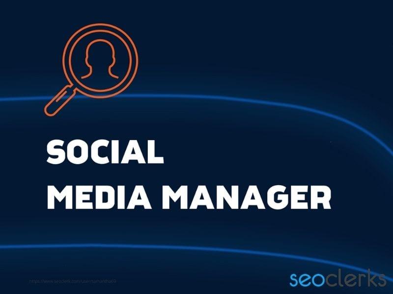 your social media marketing manager