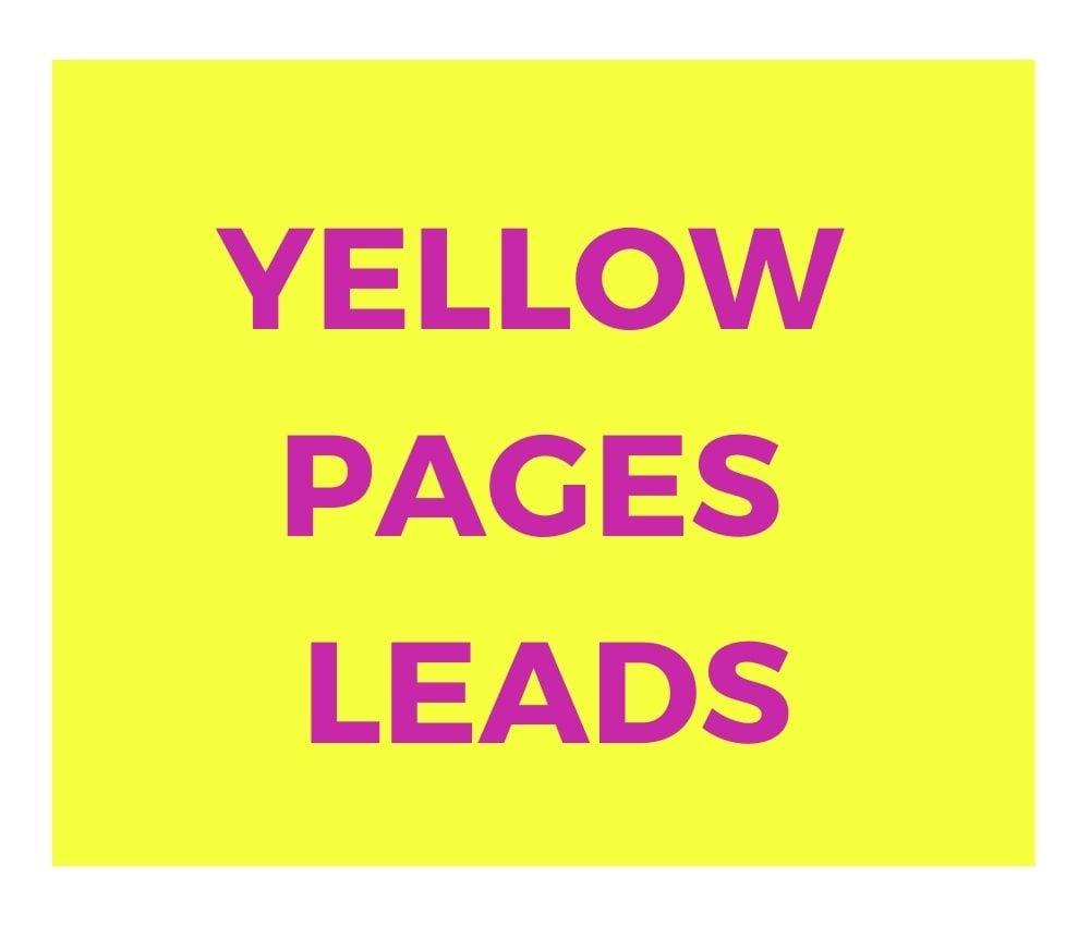 If You want Yellow pages leads?