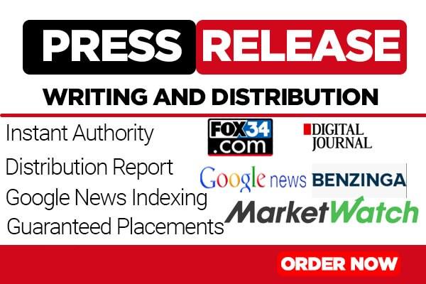 Distribute Press Release To MarketWatch, Digital Journal and 350+ outlets