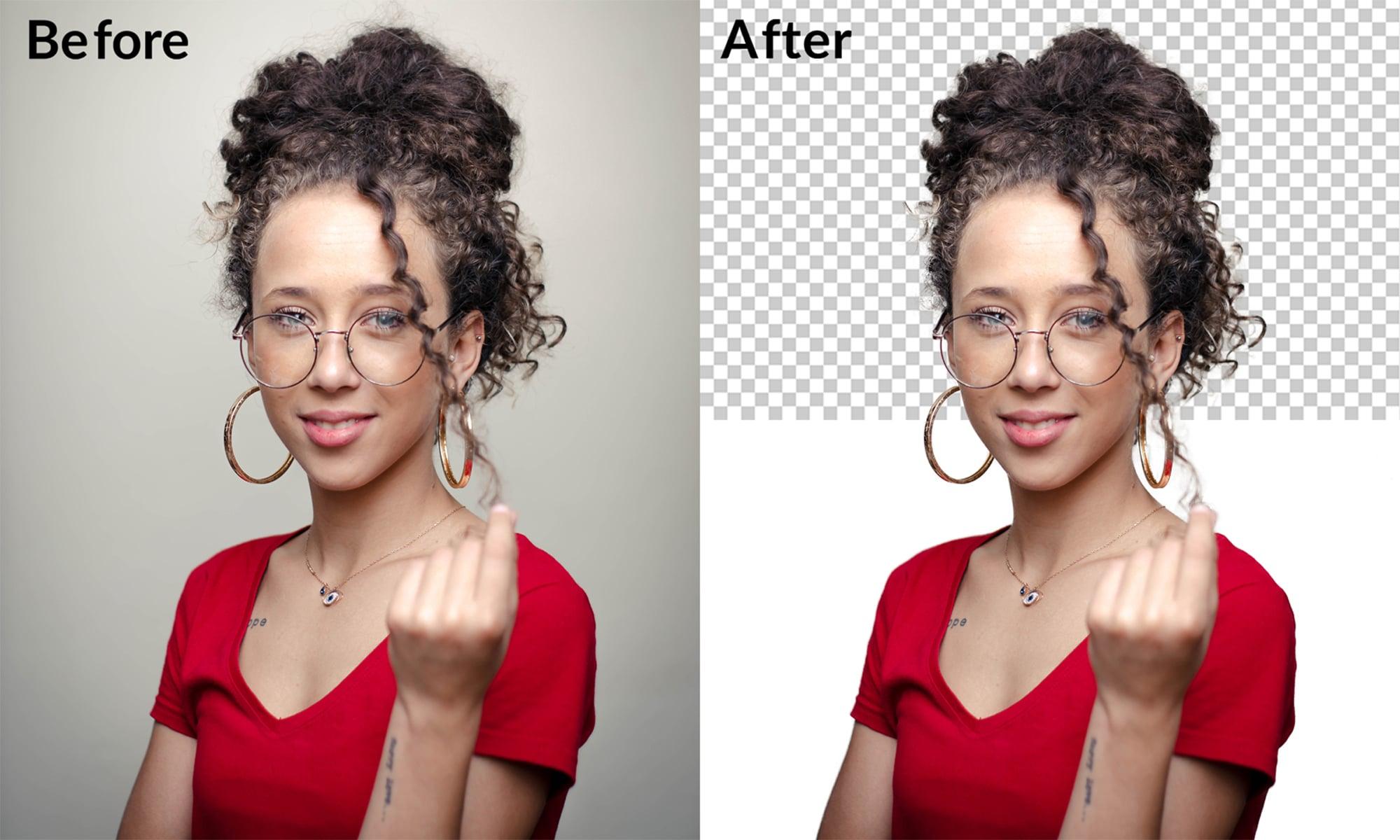 I will resize and remove the background of any images