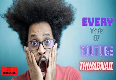 I'll Design your 5 YouTube Thumbnail