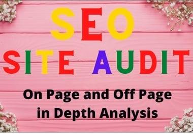 I will provide expert SEO audit reports, competitor website audits, analysis, and action.