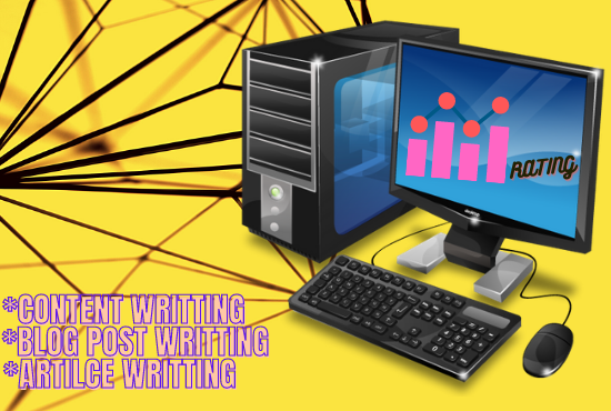 I will write contents,blog posts & articles