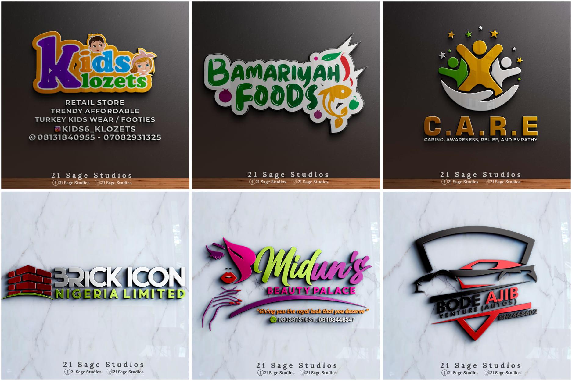 I will design an exceptional and unique 3D Business Logo for your Brand