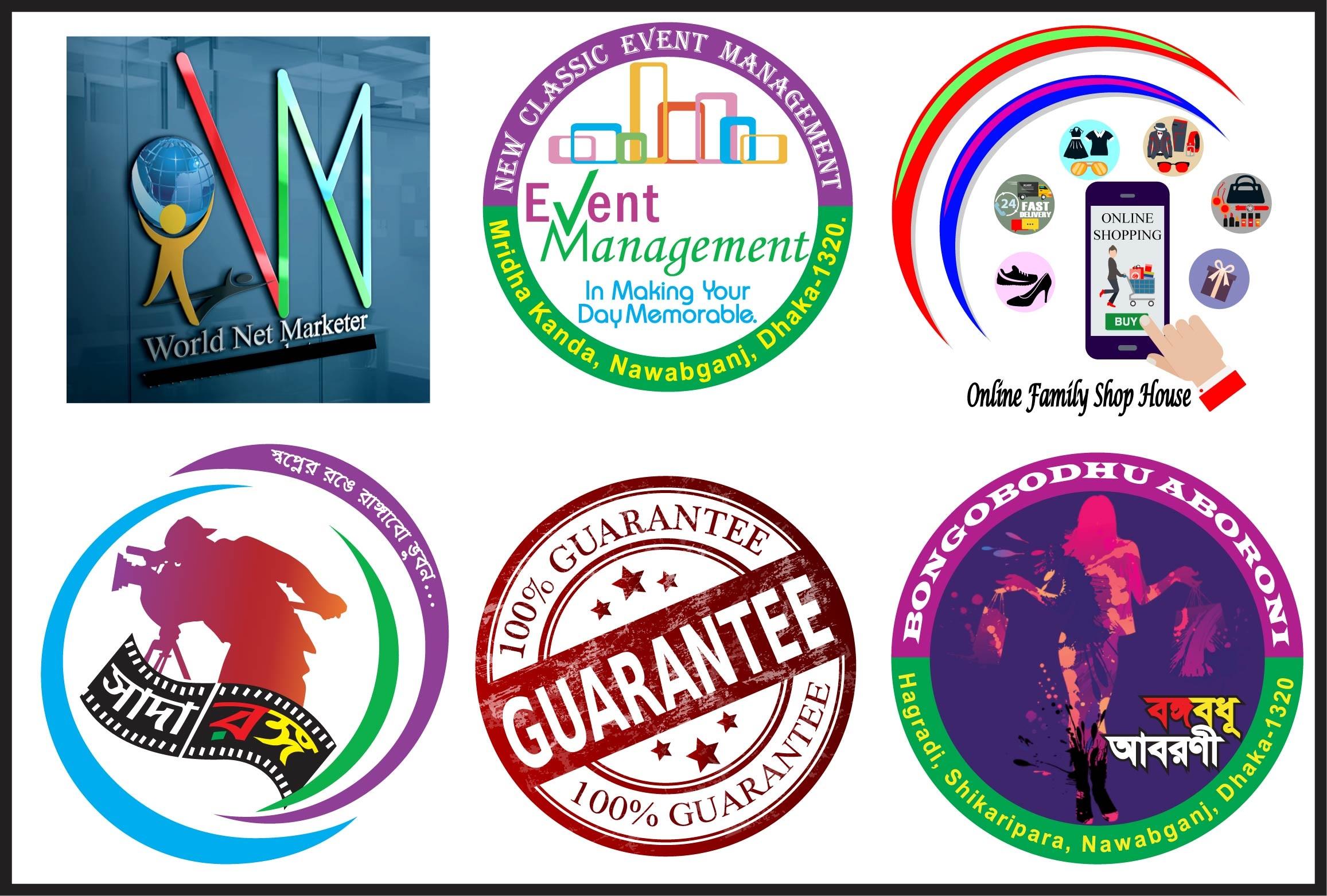 Amazing, Outstanding, Custom Logo Design Concept