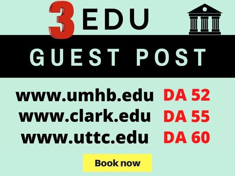 I will Write and Publish EDU Guest Post on Educational Websites with SEO optimized Content
