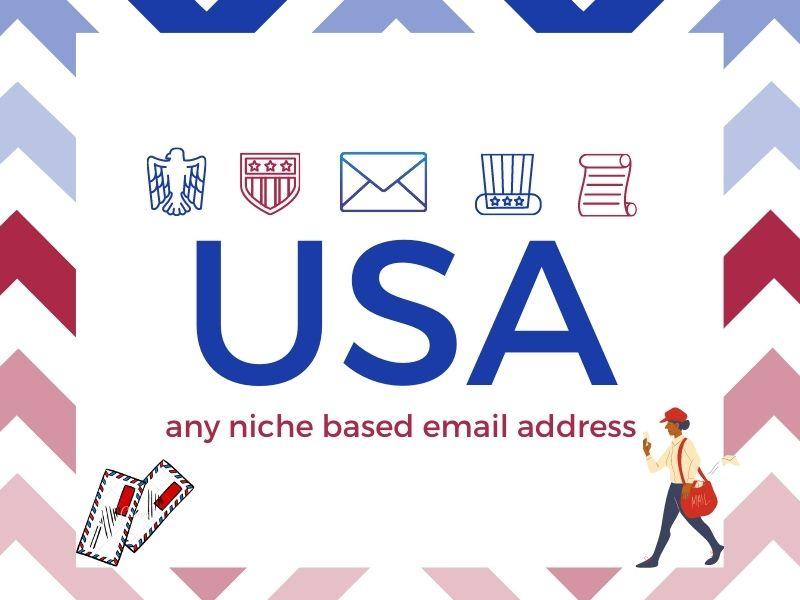 I will provide any niche based 5k Email list from USA for marketing