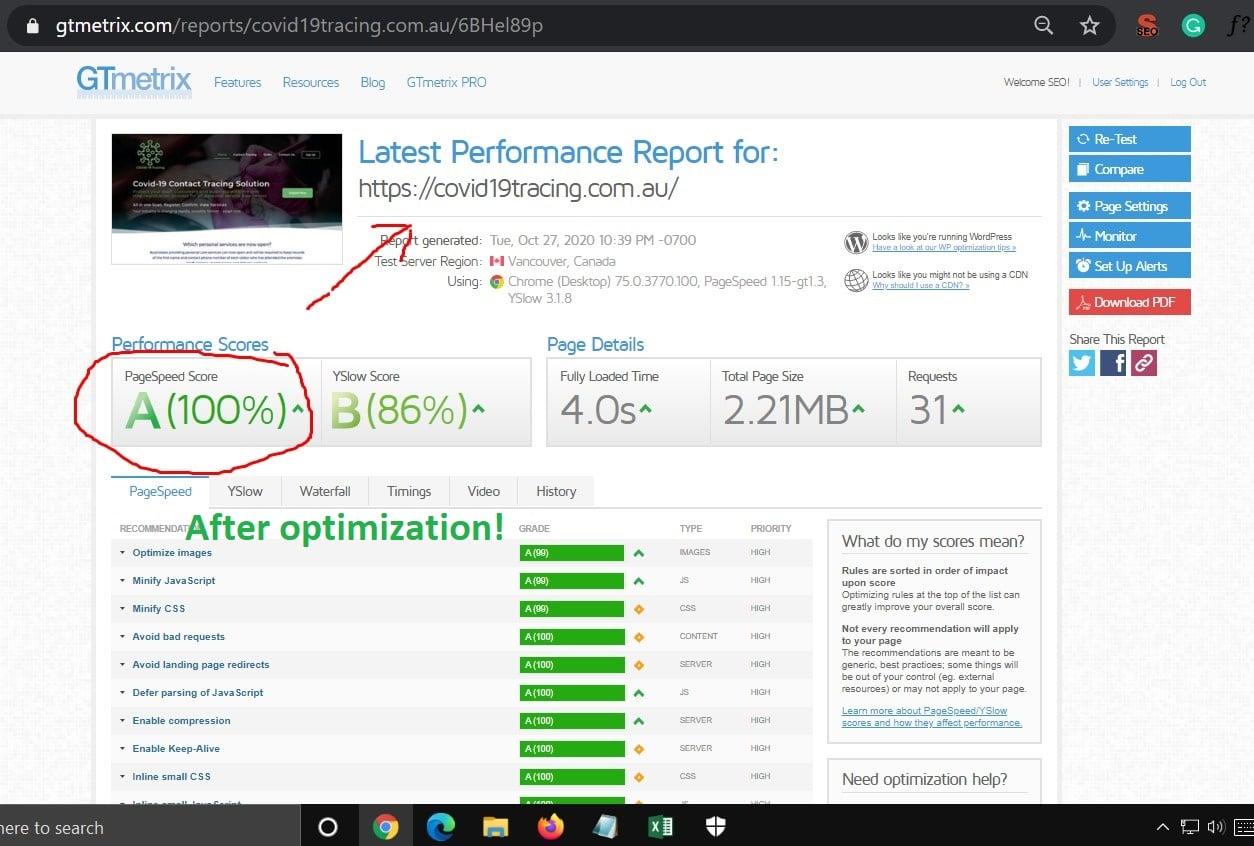 I will do wordpress website speed optimization for google pagespeed and gtmetrix