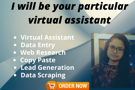 I'll be your particular Virtual Assistant 