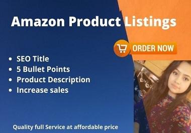 I will write product description for your Amazon listings