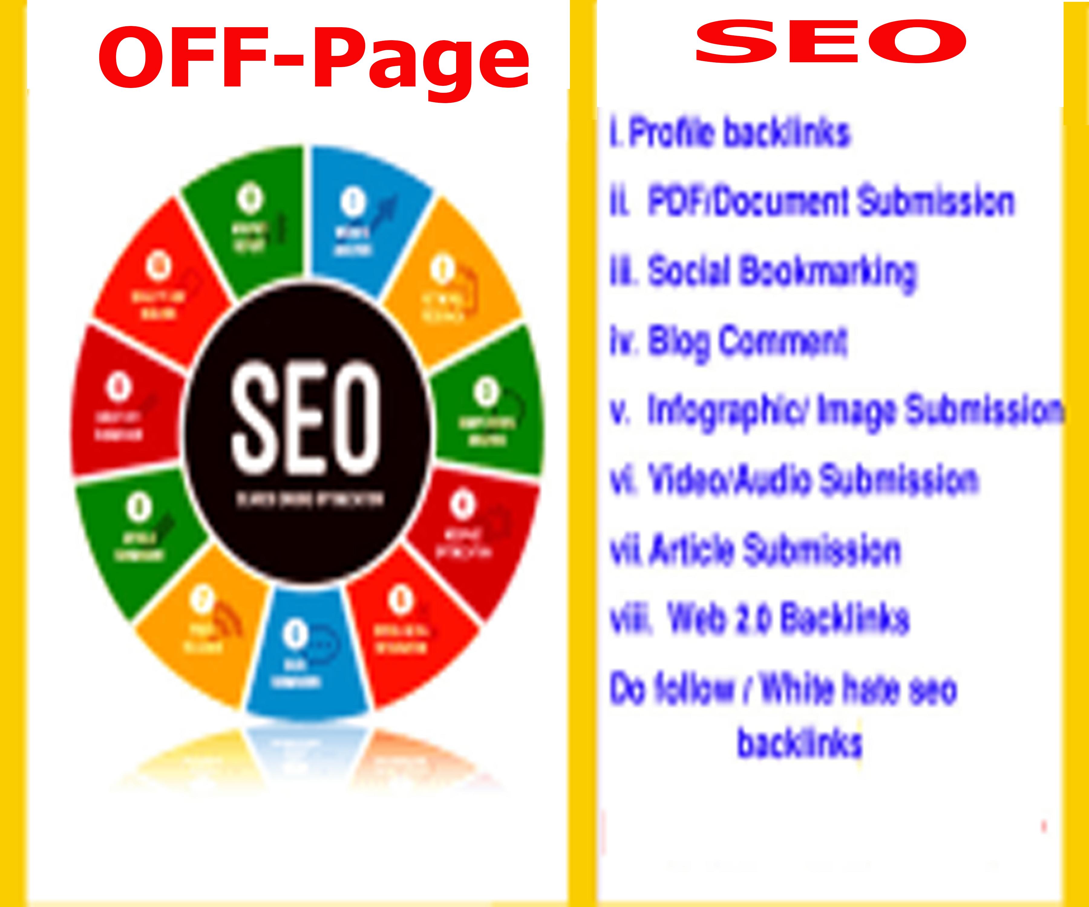 Rank on Google 1st page by exclusive off-page seo Link parmanently.