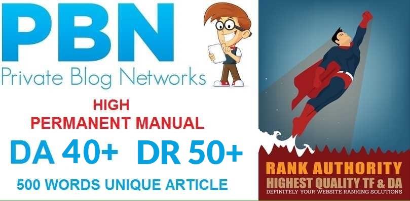 GetTop 30 web 2.0 PBN DA 40+ DR 50+ backlinks from Unique 30 domains