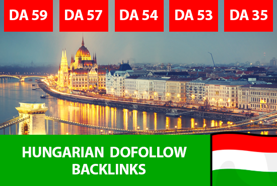 I will place backlinks in my 5 hungarian sites, hungarian SEO