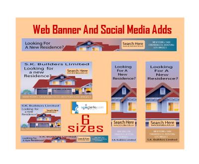 I will make a web banner, social media cover and banner ads 