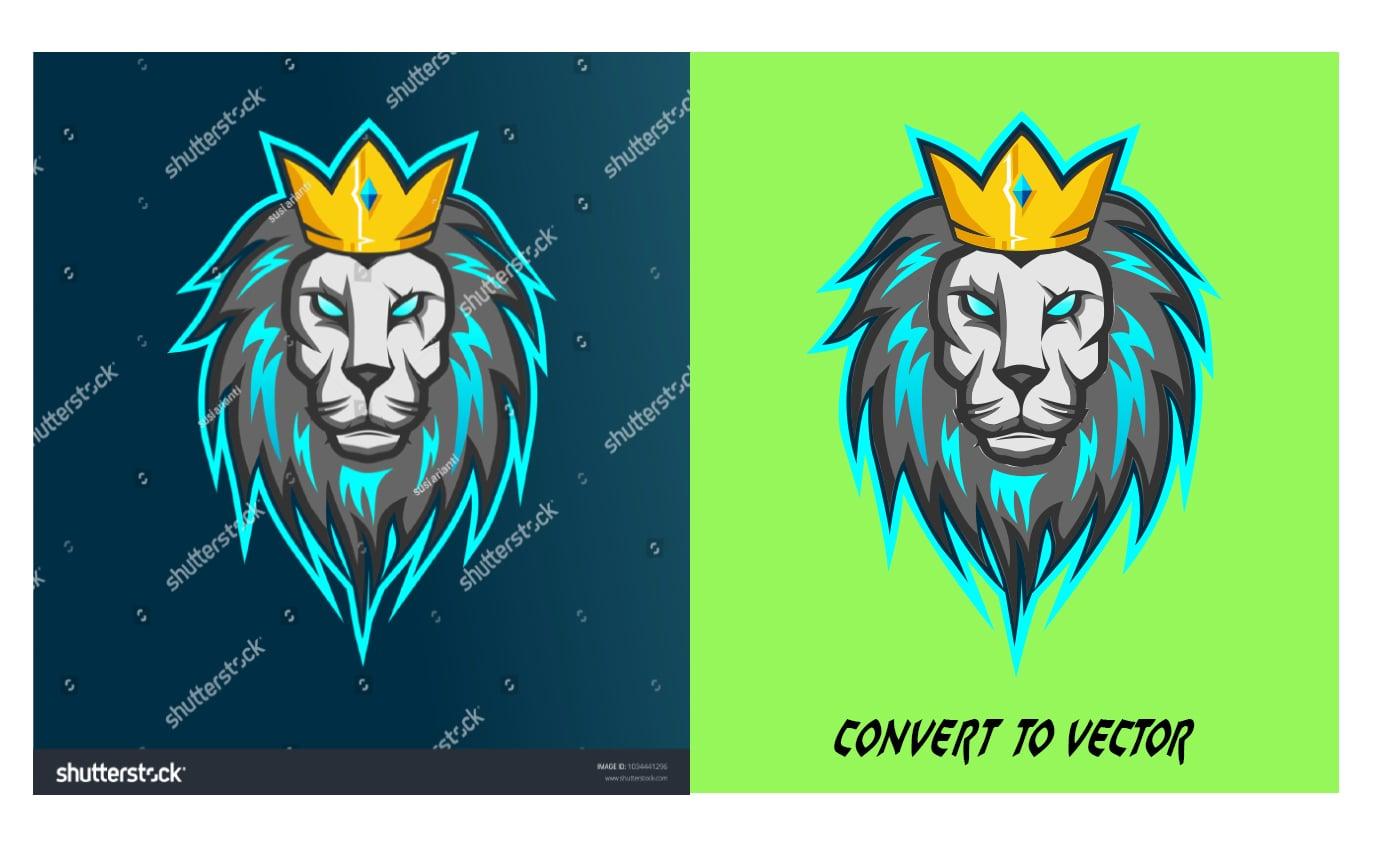 manually vector tracing, vectorize logo, convert raster to vector