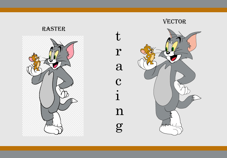 I will do vector tracing, redraw , convert to vector or vectorize logo manually 