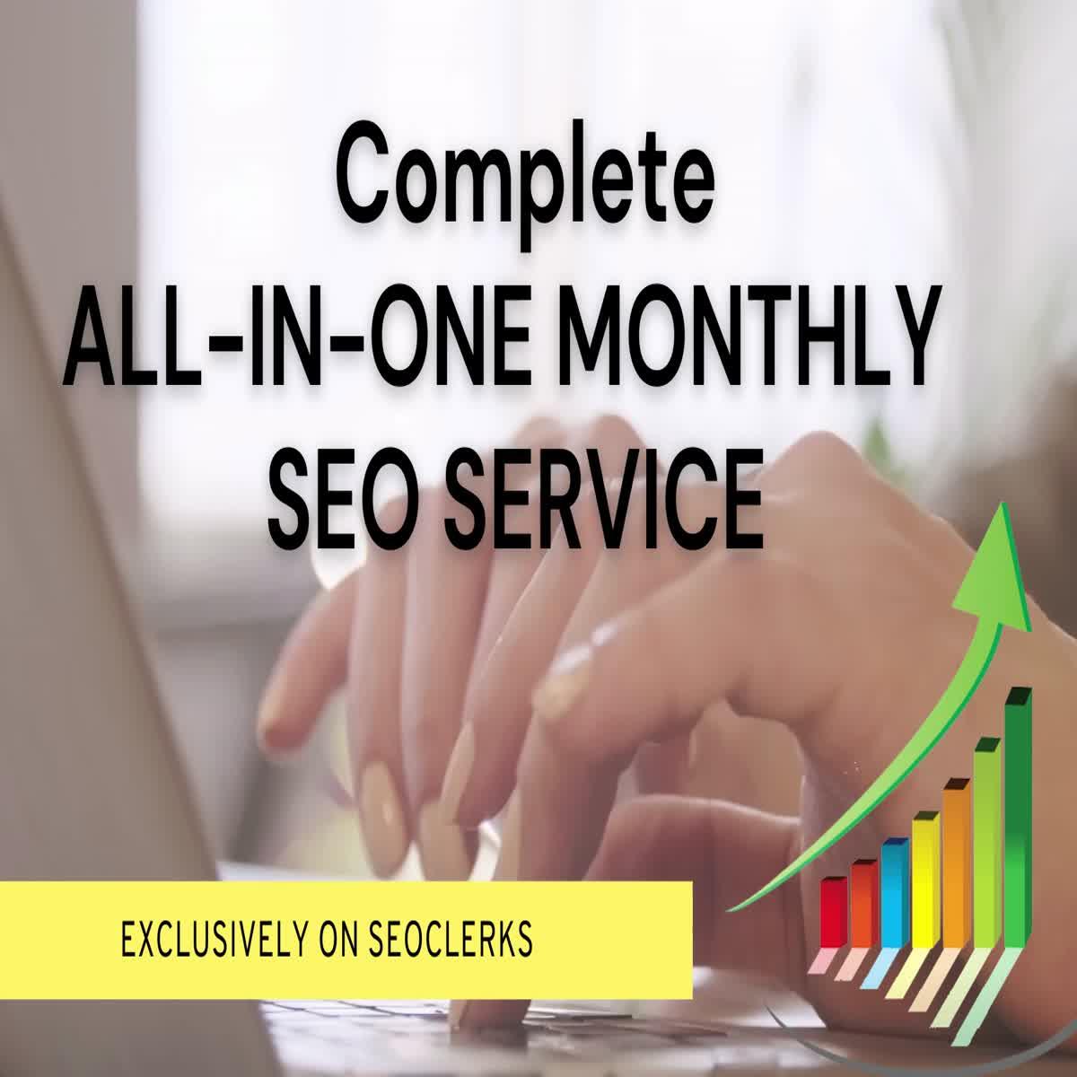 Complete Monthly SEO for Website Onpage/Offpage for higher rankings and traffic/sales