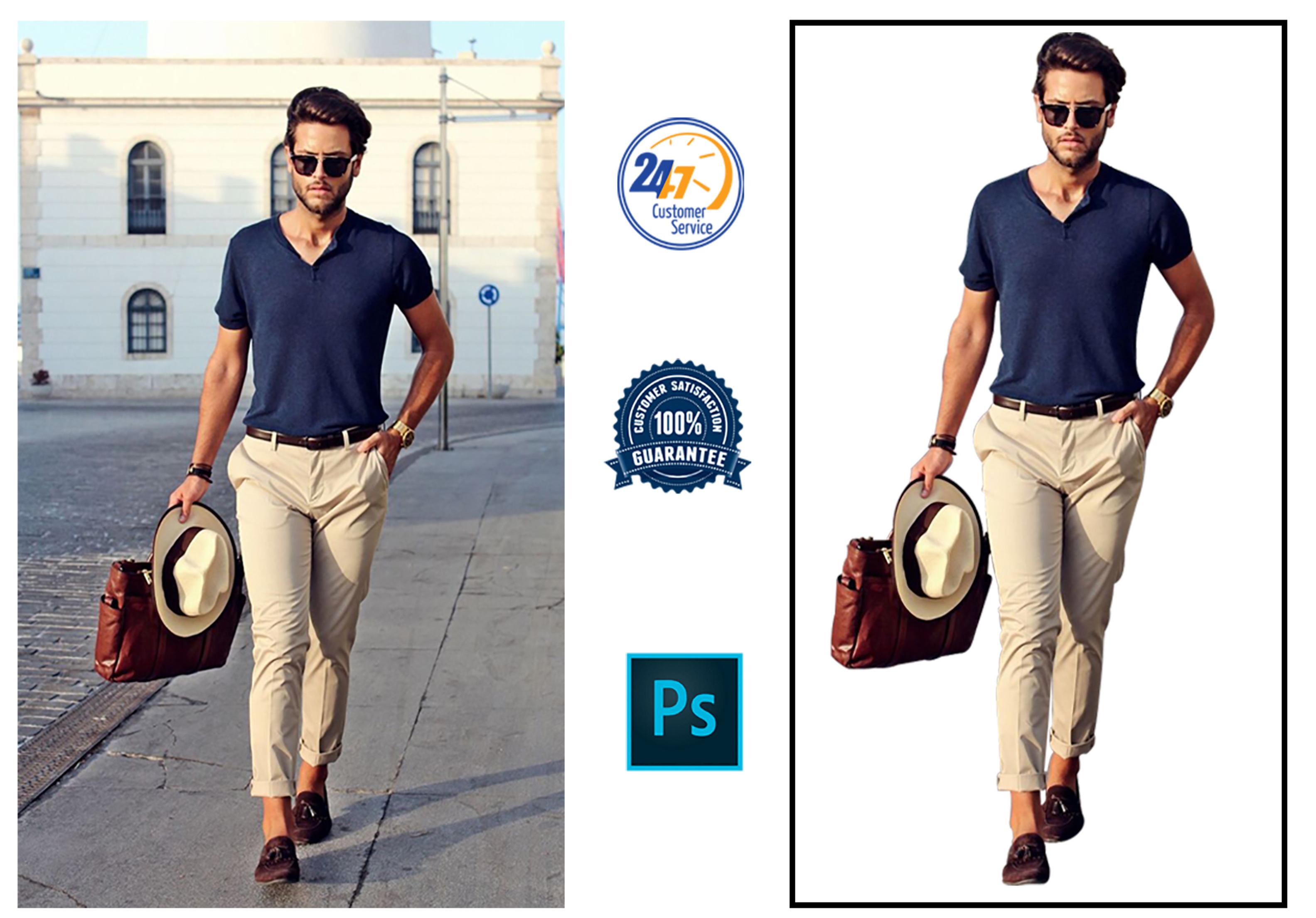 25 photo cut out or remove background from amazon product photo image