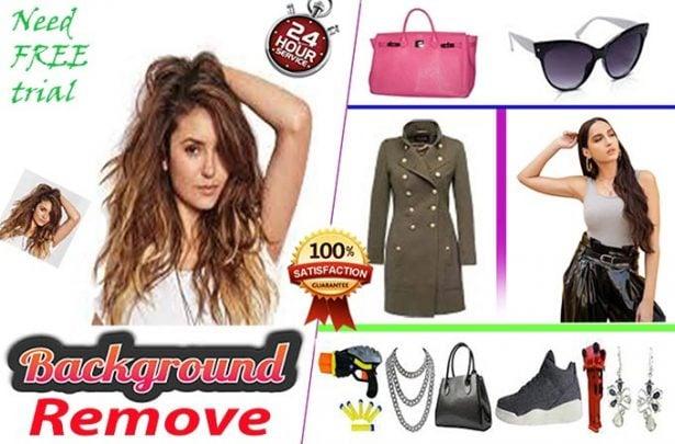 I will do background removal and cut out images 20