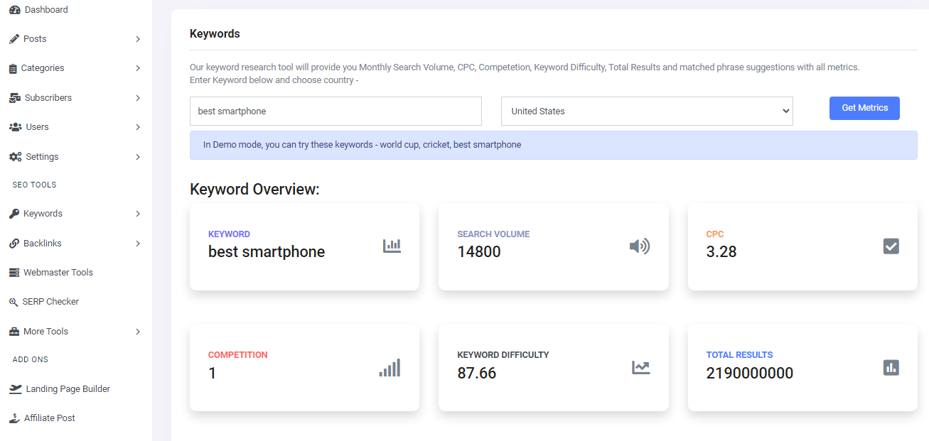 SEOCMS - Multipurpose CMS with Integrated SEO Tools & Blog!