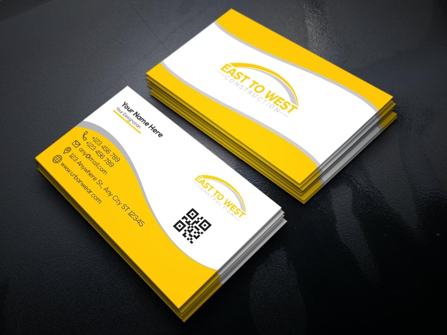 I Will do Minimalist and luxury Business Card Within 24 hour