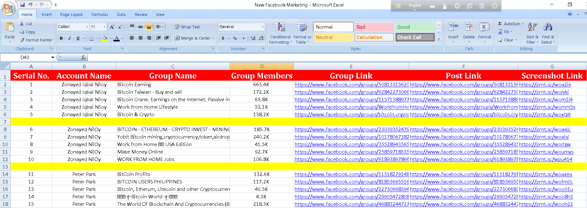 I will promote your Product or Business to targeted people in 20 Groups